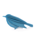 LOVI Lovi Bird 16 cm Blauw Berkenhout