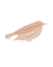 LOVI Lovi Bird 12 cm Natural Birch Wood