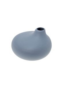 Storefactory Storefactory Källa - Large blue low ceramic vase