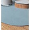 LIND DNA LIND DNA set of 2 Curve Placemats Double-sided Leather - NUPO Light Blue and NUPO Light Gray