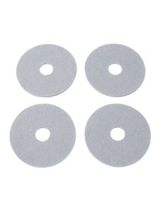 Verso Design Verso Design - RINKI Coasters - Silver gray wool felt Ø 9.5 cm - 4 pieces