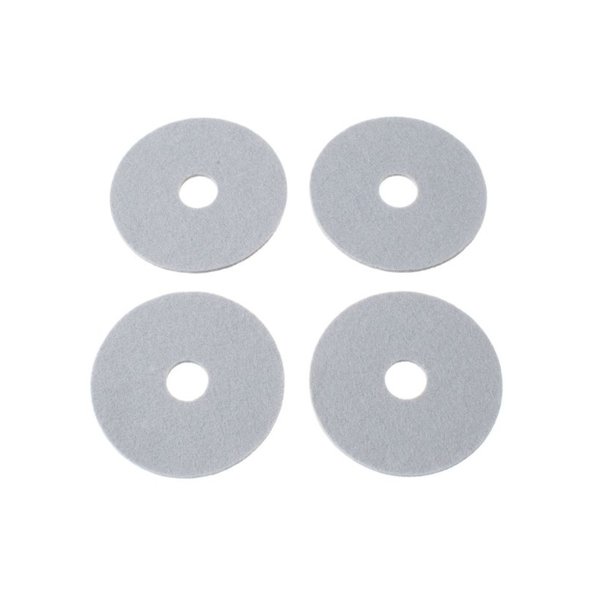 Verso Design Verso Design - RINKI Coasters - Silver gray wool felt Ø 9.5 cm - 4 pieces