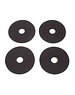 Verso Design Verso Design - RINKI Coasters - Dark gray wool felt Ø 9.5 cm - 4 pieces