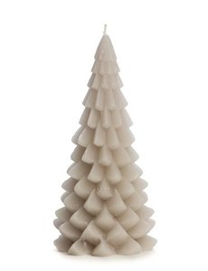 Rustik Lys Rustik Lys – Kerstboom kaars – Linnen – 10x20cm