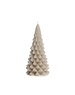 Rustik Lys Rustik Lys – Christmas tree candle – Linen – 10x20cm