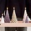 Rustik Lys Rustik Lys – Christmas tree candle – Linen – 10x20cm