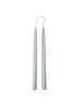 Rustik Lys Rustik Lys - Overdipped Candles - Cool Gray - High gloss glitter finish - set of 6 pieces