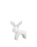 Storefactory Storefactory – Ivan – Medium Moose standing made of matte white ceramic