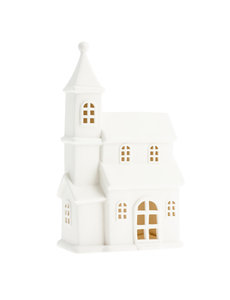 Storefactory Storefactory - Byn nr 9 – Matt white ceramic church
