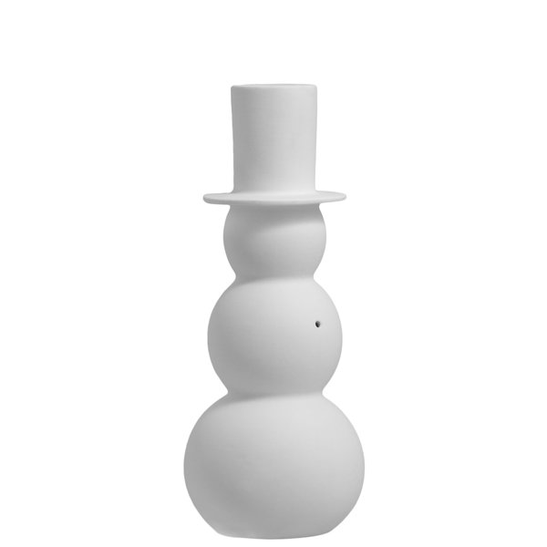 Storefactory Storefactory – Folke Large – Snowman made of matte white ceramic