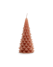 Rustik Lys Rustik Lys – Christmas tree candle – Terra Roza – 10x20cm