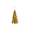 Rustik Lys Rustik Lys – Kerstboom kaars – Gold – 6x12cm