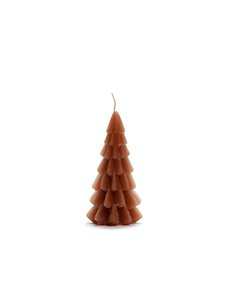 Rustik Lys Rustik Lys – Christmas tree candle – Rust – 6x12cm