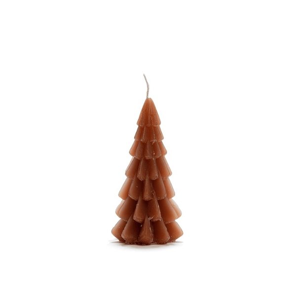 Rustik Lys Rustik Lys – Christmas tree candle – Rust – 6x12cm