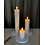 Sirius Sirius – Sille Wax Dinner Candles - set 2 pieces Rechargeable - Height 25cm Ø2cm (suitable for remote control)