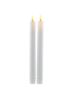 Sirius Sirius – Sille Wax Dinner Candles - set 2 pieces Rechargeable - Height 25cm Ø2cm (suitable for remote control)