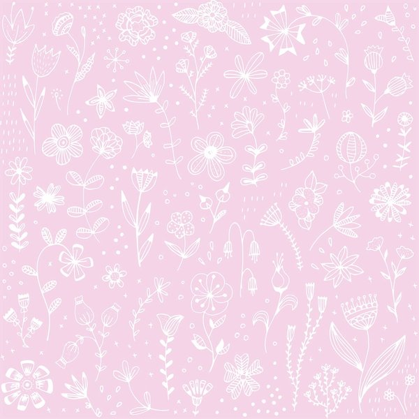 PPD PPD - Pure Flower rosé Napkin 33x33