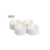 Sirius Sirius - 4-Pack white tea lights (remote control compatible)