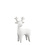 Storefactory Storefactory – Sten – Large standing Reindeer made of matte white ceramic