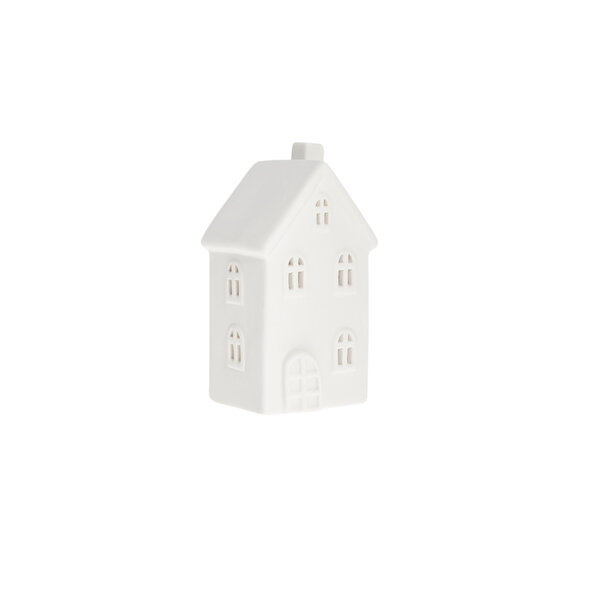 Storefactory Storefactory - Byn nr 10 – Mat wit keramiek huisje