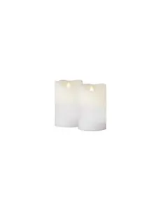 Sirius Sirius – Sara Mini set 2 stuks Ø5 x 6.5cm, Wit  (geschikt voor afstandsbediening met dimfunctie)