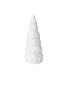 Storefactory Storefactory – Granbacken Small – Mat wit keramiek Sparrenboom