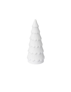 Storefactory Storefactory – Granbacken Small – Matte white ceramic Spruce tree