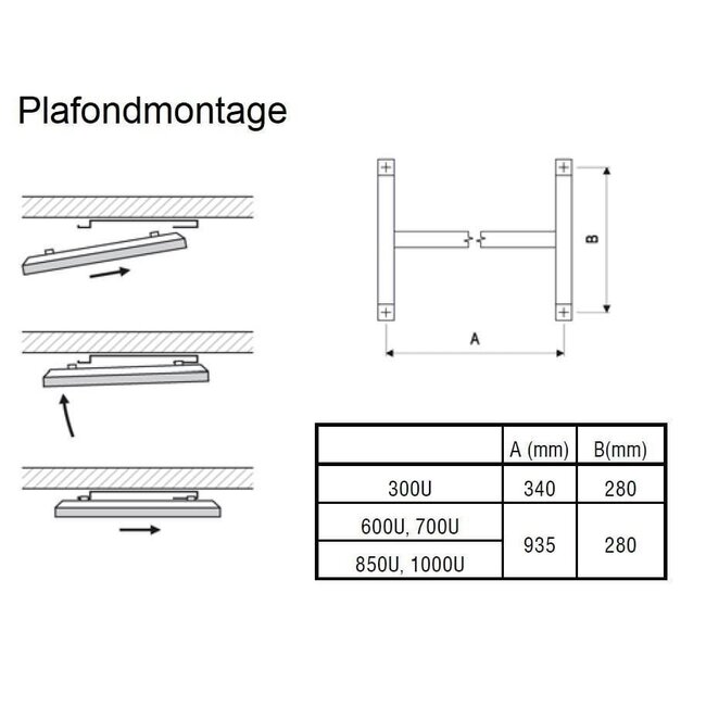 Ecosun Ecosun IKP-Series panel de infrarrojos 59 x 59 cm - 300Watt