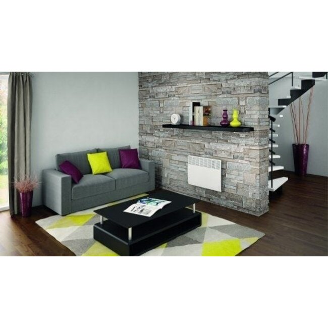 Calefactor eléctrico Ecoflex Atlantic F125-D con termostato regulable