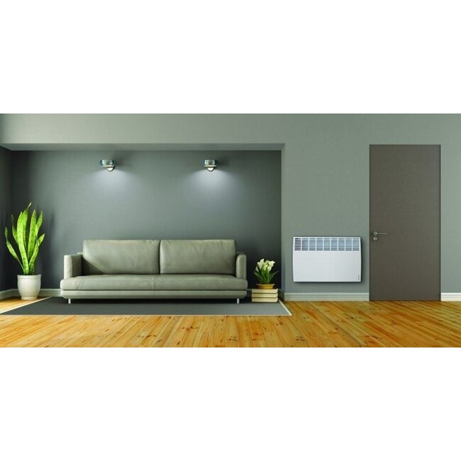 Calefactor eléctrico Ecoflex Atlantic F125-D con termostato regulable