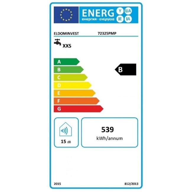 Eldom 7 Liter close-in keukenboiler Extra Life
