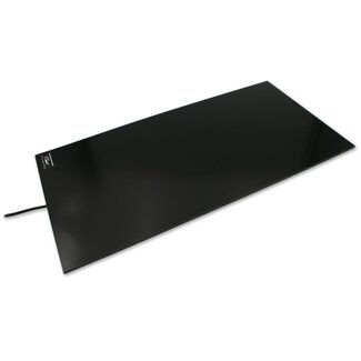 Quality Heating Calefactor infrarrojo de sobremesa placa de fibra autoadhesiva 150Watt incluido regulador de intensidad