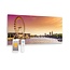 Quality Heating Byecold Panel infrarrojo de vidrio impreso con wifi con mando a distancia London eye 119x59 700Watt