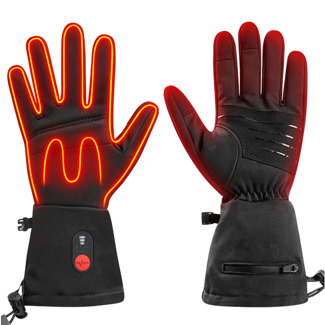 Guantes eléctricos calefactables para ciclismo - 3 niveles de calor