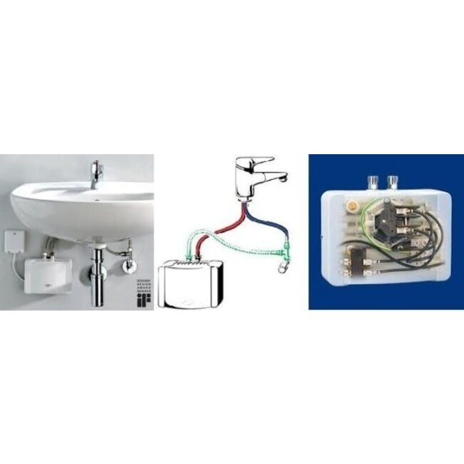 Clage Calentador de agua instantáneo Clage M3 hidráulico 3,5 kW 230 V