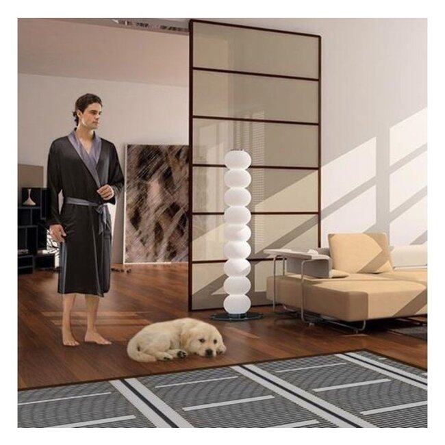 Quality Heating Juego de láminas de 100 cm - 120 vatios m² básico PRF-78