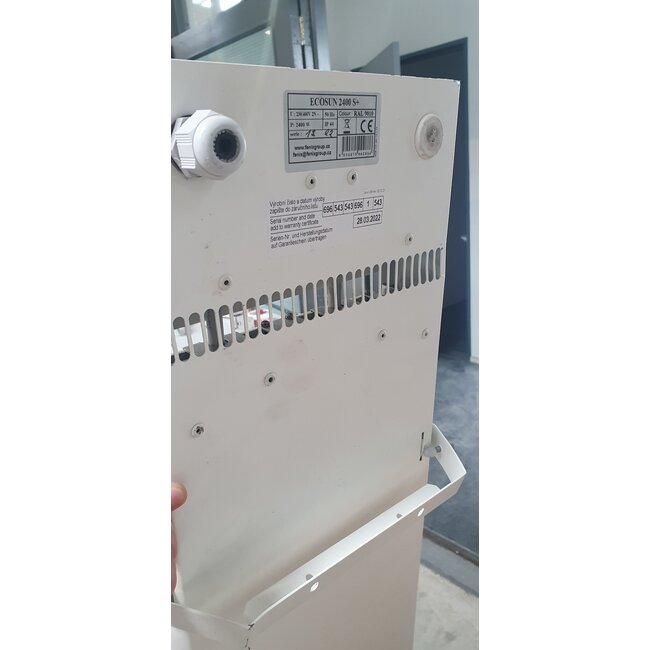 Ecosun Segunda oportunidad Ecosun S+ calefactor infrarrojo de alta potencia 2400Watt 829