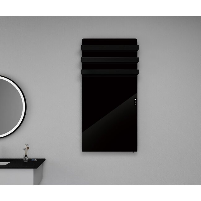 Quality Heating QH-HB-HB serie negra panel infrarrojo híbrido 1300Watt