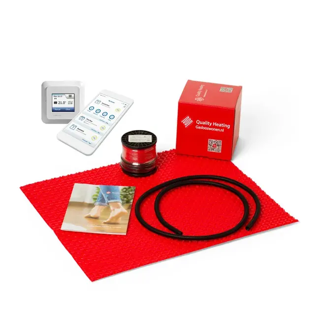 Quality Heating 80Watt m² QH Grid Wifi OCD5 Busch Jaeger o Jung