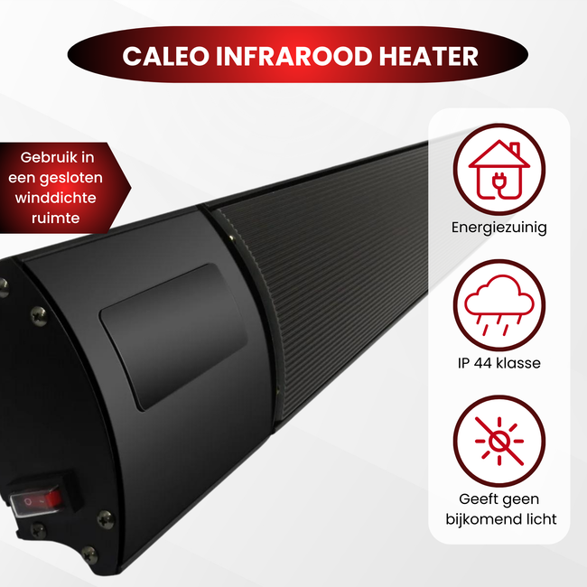 Quality Heating Calefactor de infrarrojos para terrazas Caleo Wifi con mando a distancia