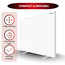 Quality Heating QH-AK Serie verplaatsbaar infraroodpaneel 350, 450, 580 of 700Watt