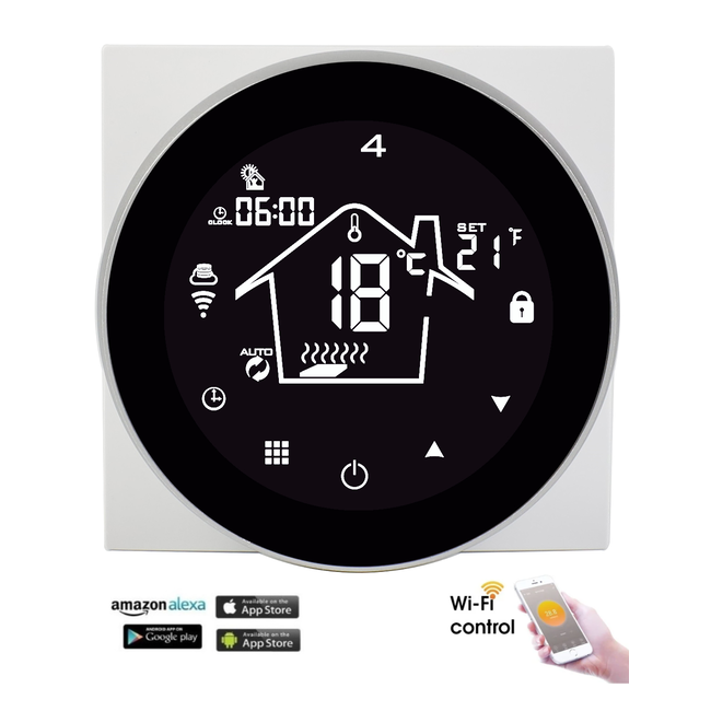 Termostato programable con control de diseño Wifi PRF-80