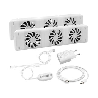 Quality Heating Juego de ventiladores de radiador QH Booster