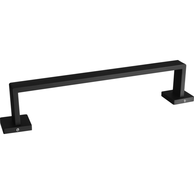 Nurion Toallero cuadrado negro mate