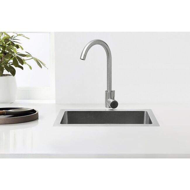 Nurion Fregadero Nurion Acero Inoxidable 16,5 x 38,5 - Fregadero Cocina - Fregaderos Cocina - Fregadero Cocina - sin agujero para grifo acero inoxidable