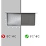 Nurion Fregadero Nurion Acero inoxidable 44,5 x 34,5 - Fregadero Cocina - Fregaderos Cocina - Fregadero Cocina - sin agujero para grifo