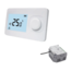 Quality Heating QH Basic easy termostato no programable que incluye minirreceptor empotrable