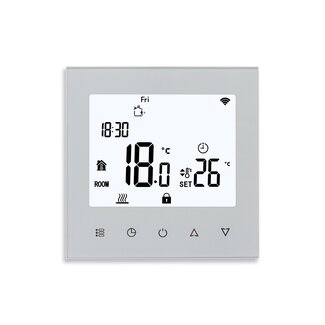 Termostato programable Touch-PRF 78 en blanco o negro