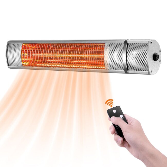 Quality Heating Calentador infrarrojo QH-TH Golden de 2000 W y 3000 W con mando a distancia