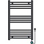 Quality Heating Radiador toallero Eléctrico con Termostato Digital - Radiador Baño - 800 × 500 mm - Negro mate - 300 vatios
